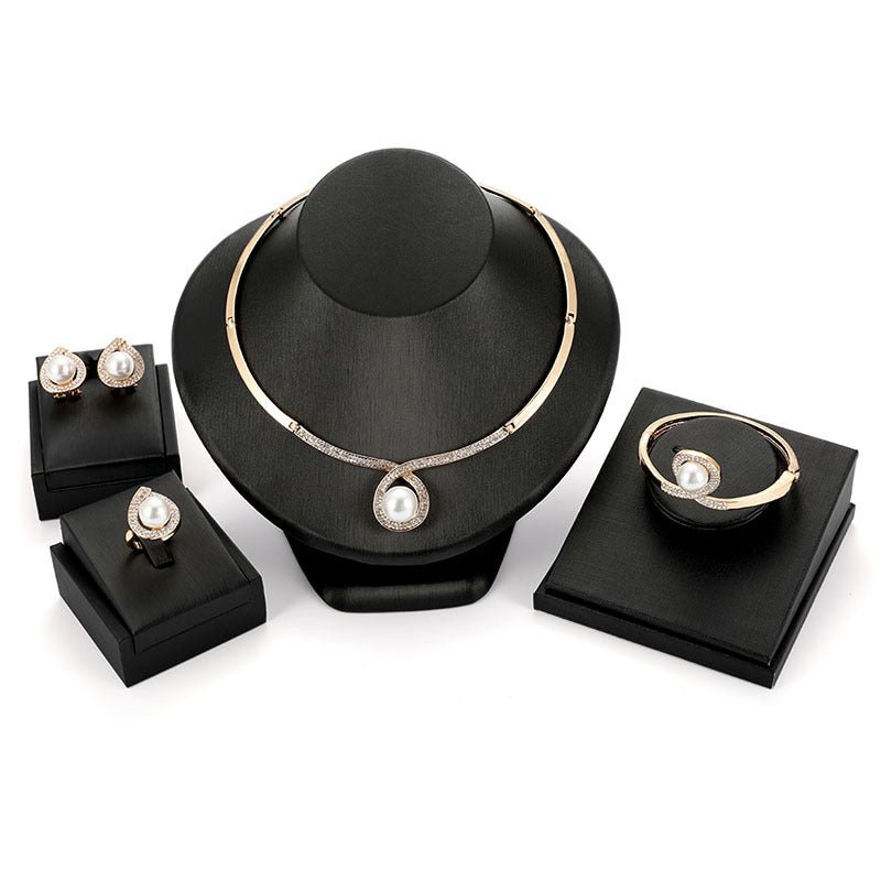 Four-piece Set Of Popular Alloy Necklace Jewelry - Starttech Online Market