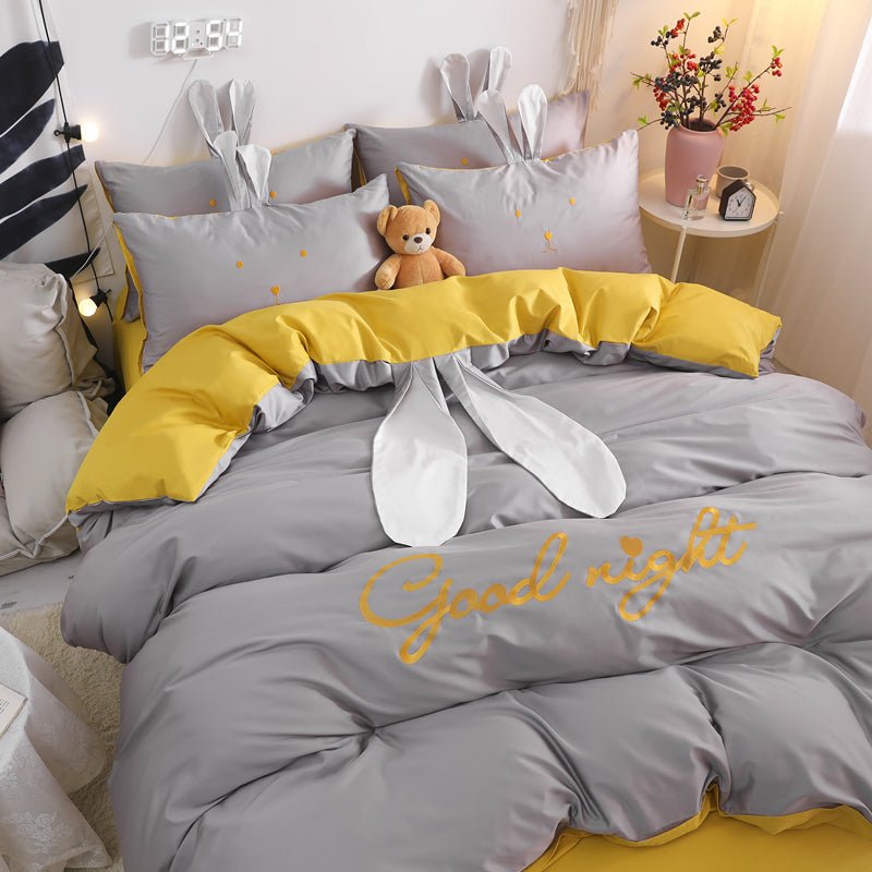 Four-piece Set Of Pure Cotton On The Bed - Starttech Online Market