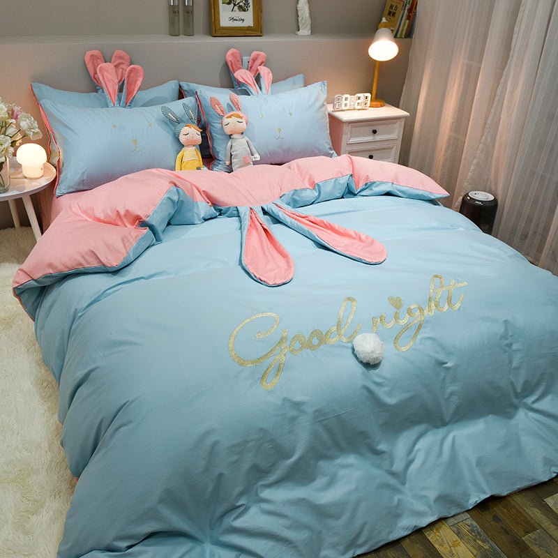 Four-piece Set Of Pure Cotton On The Bed - Starttech Online Market