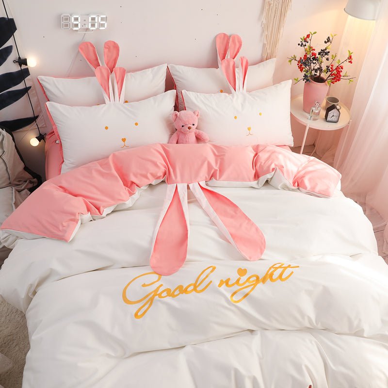 Four-piece Set Of Pure Cotton On The Bed - Starttech Online Market