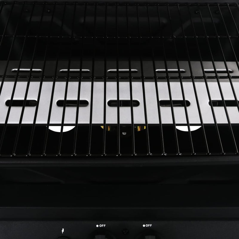 Gas grill with shelf on 3 levels black - Starttech Online Market