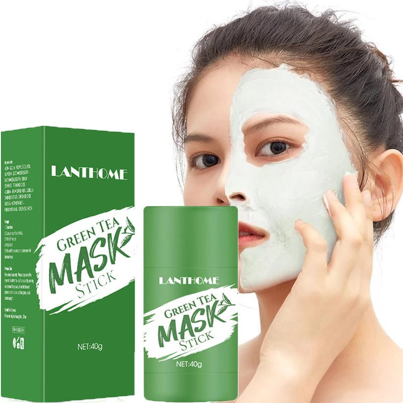 Green Mask Stick Green Tea Oil Control Moisturizing Masks Mud Clean Acne Treatment Blackhead Pores Purifying Skin Care - Starttech Online Market