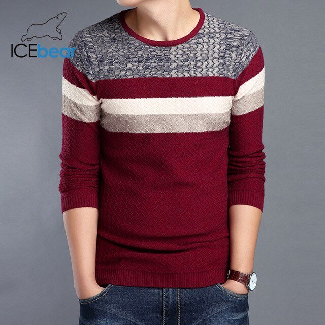 ICEbear 2019 New Fall Men's Sweater Fashion Casual Men's Pullover Brand Apparel 1716 - Starttech Online Market