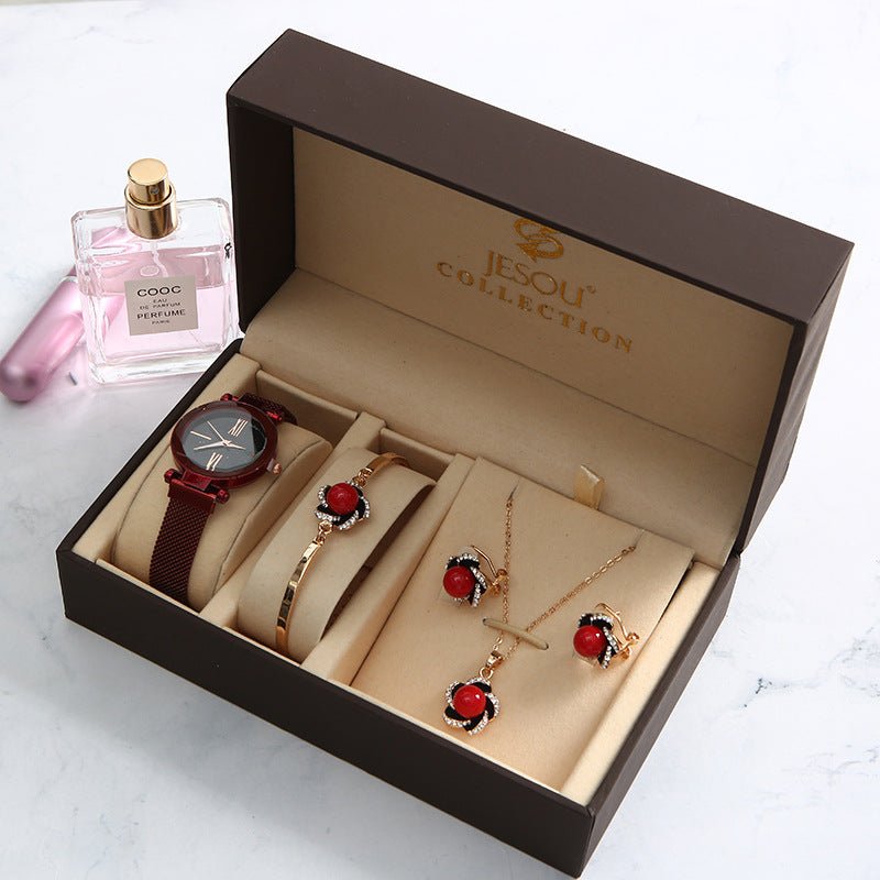 Korean Five-piece Ins Style Simple Watch Set - Starttech Online Market