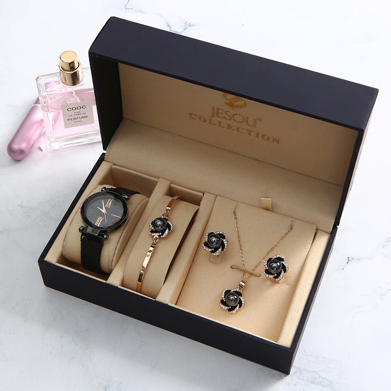 Korean Five-piece Ins Style Simple Watch Set - Starttech Online Market