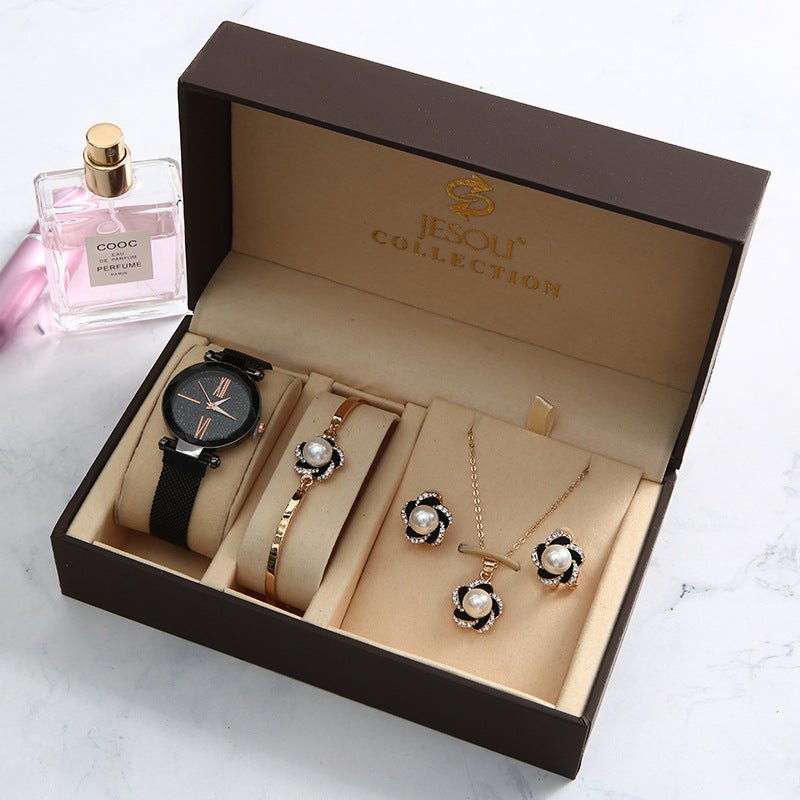 Korean Five-piece Ins Style Simple Watch Set - Starttech Online Market