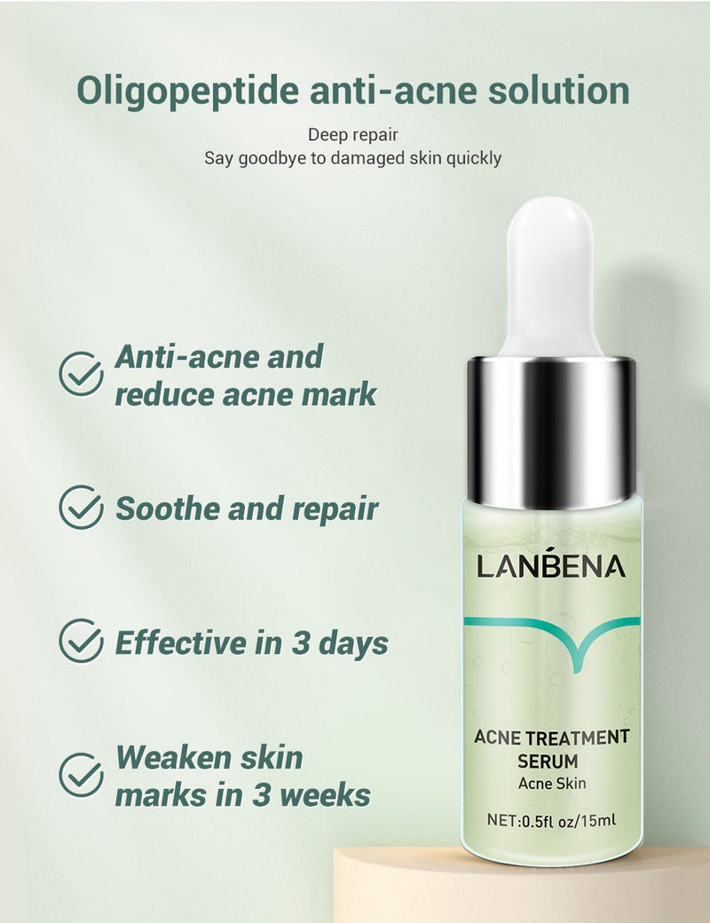 LANBENA Acne Removal Serum Salicylic Acid Anti-Acne Repair Fade Acne Spots Pimple Oil Control Cream Whitening Moisturizing Care - Starttech Online Market