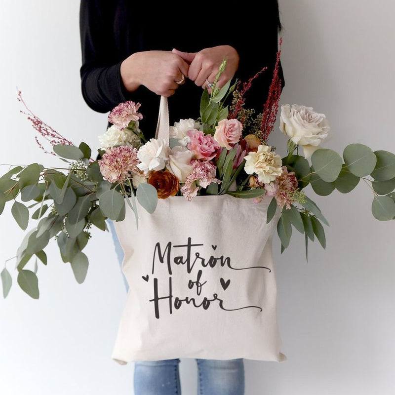 Matron of Honor Wedding Cotton Canvas Tote Bag - Starttech Online Market