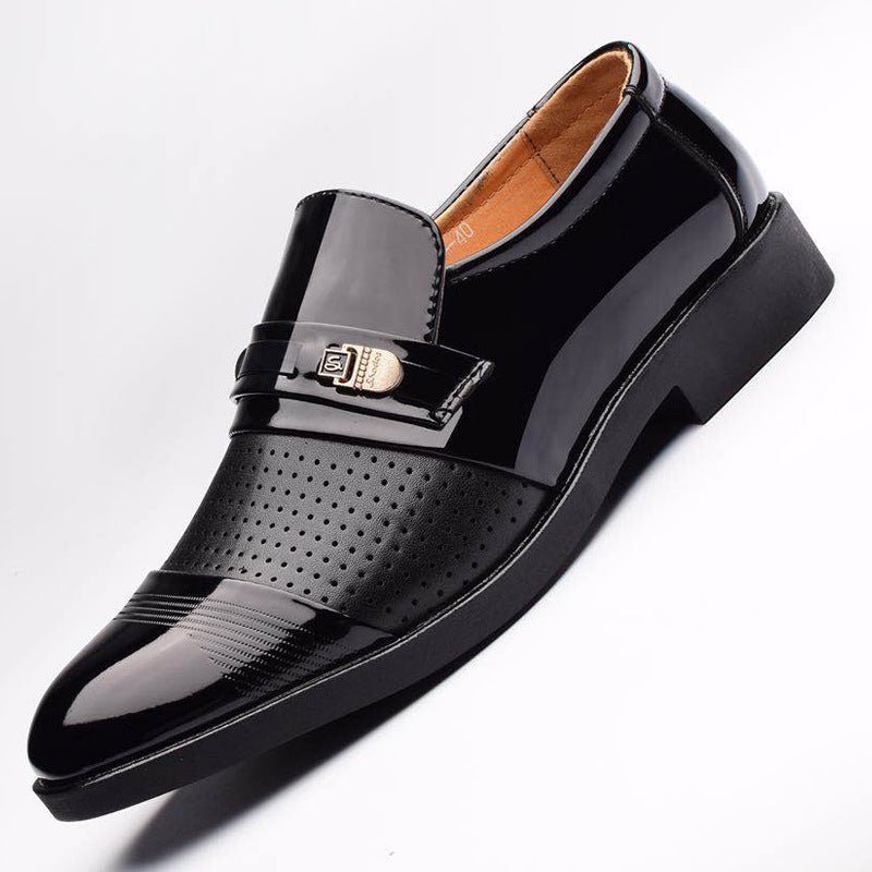 Men's business formal cutout leather shoes - Starttech Online Market