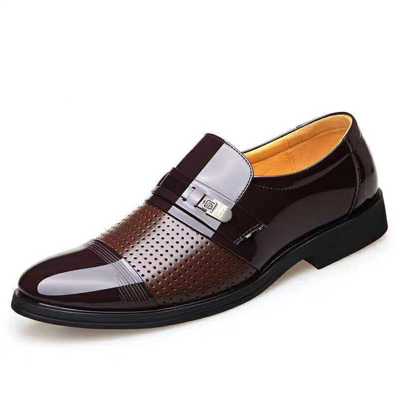 Men's business formal cutout leather shoes - Starttech Online Market