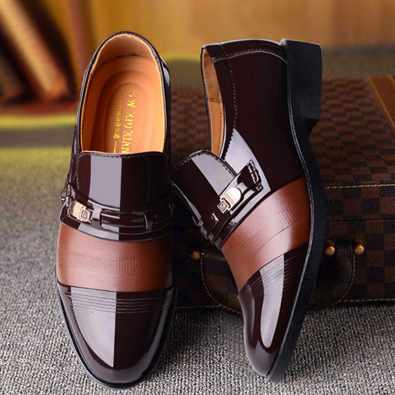 Men's business formal cutout leather shoes - Starttech Online Market