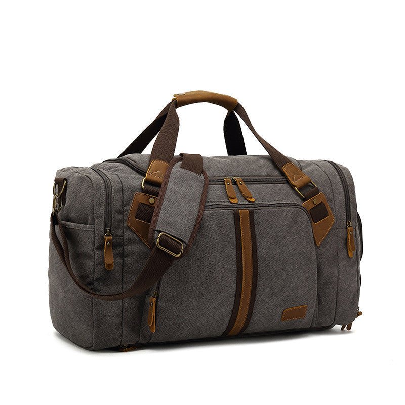 Men's Casual Canvas Wet And Dry Separation Travel Bag - Starttech Online Market