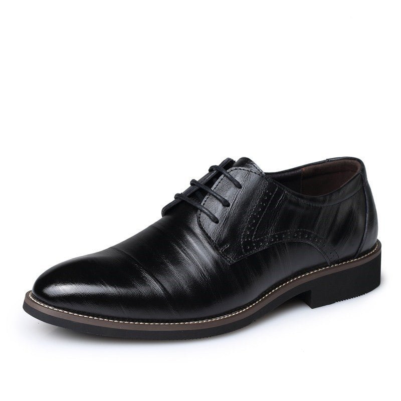 Men's Plus Size Formal Business Casual Leather Shoes - Starttech Online Market