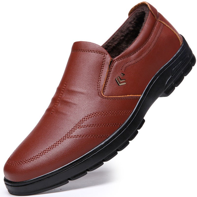 Men's Plus Size Formal Business Casual Leather Shoes - Starttech Online Market