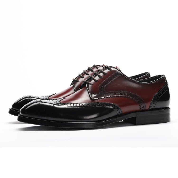 Men's Pointed Toe Leather Business Men's Formal Shoes - Starttech Online Market