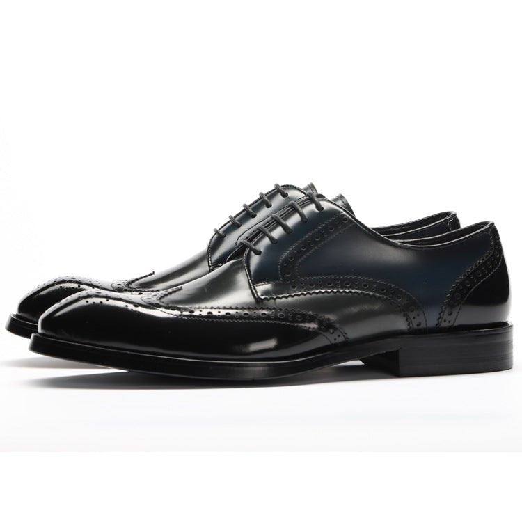 Men's Pointed Toe Leather Business Men's Formal Shoes - Starttech Online Market