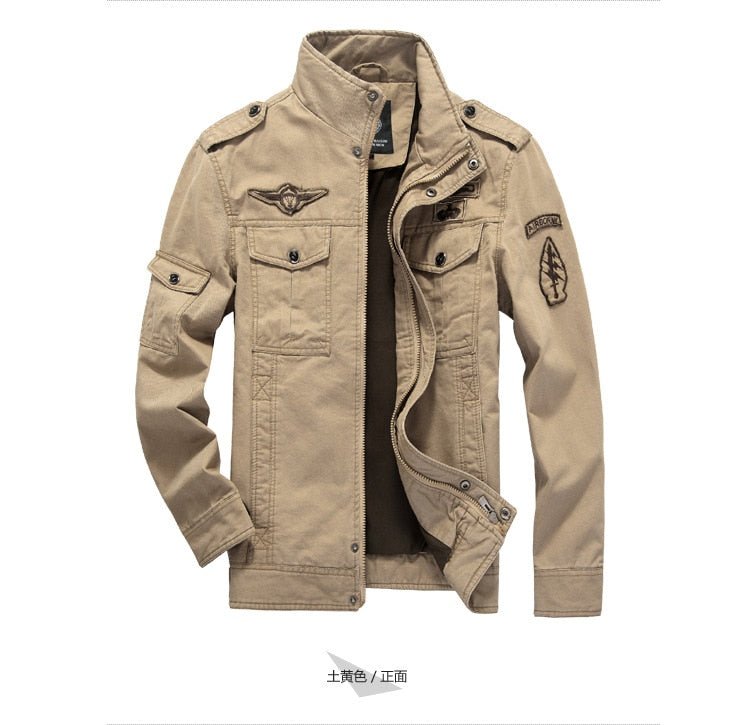 Military Jacket Men Autumn Soldier MA-1 Style Army Jackets Brand Clothing Bomber Jackets - Starttech Online Market