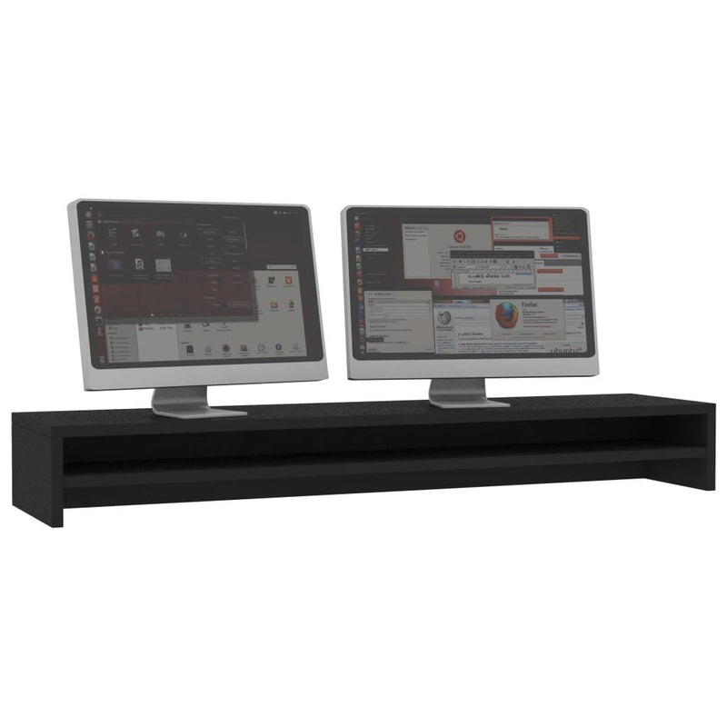 Monitor support Black 100 x 24 x 13 cm Chipboard - Starttech Online Market