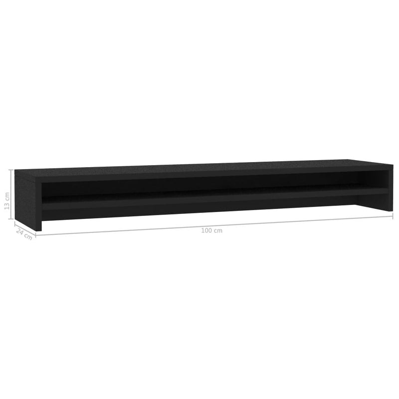 Monitor support Black 100 x 24 x 13 cm Chipboard - Starttech Online Market