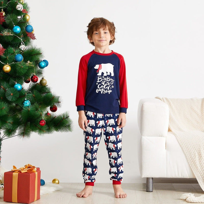 New Christmas Elements Printed Parent-Child Wear Set Family Wear Home Wear Set - Starttech Online Market