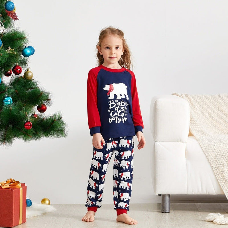 New Christmas Elements Printed Parent-Child Wear Set Family Wear Home Wear Set - Starttech Online Market