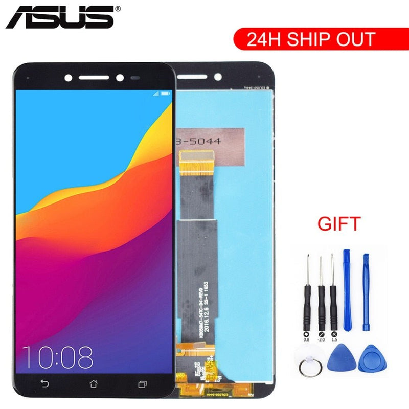 New For 5.0" Asus ZenFone Live ZB501KL X00FD A007 LCD screen display with frame touch panel digitizer white/black free shipping - Starttech Online Market