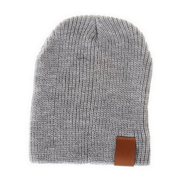 New Kids Winter Hat Girl Boy Baby Soft Warm Beanie Cap Elasticity Knit Hats Children Casual Ear Warmer Cap bonnet - Starttech Online Market