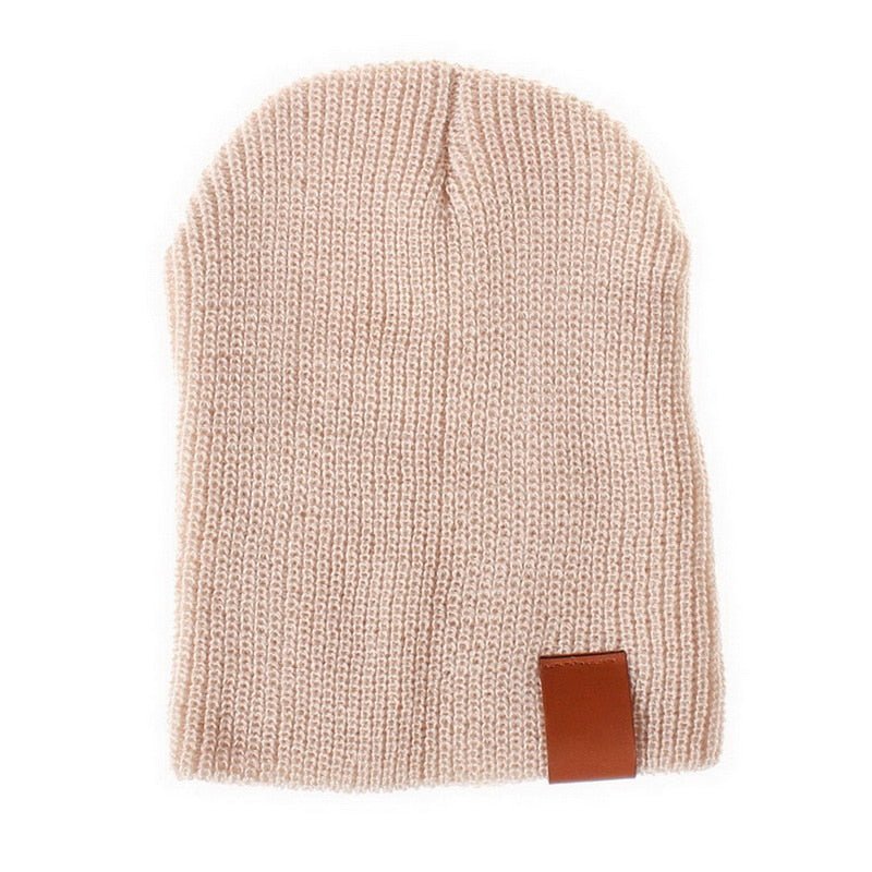 New Kids Winter Hat Girl Boy Baby Soft Warm Beanie Cap Elasticity Knit Hats Children Casual Ear Warmer Cap bonnet - Starttech Online Market