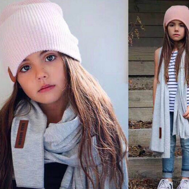 New Kids Winter Hat Girl Boy Baby Soft Warm Beanie Cap Elasticity Knit Hats Children Casual Ear Warmer Cap bonnet - Starttech Online Market