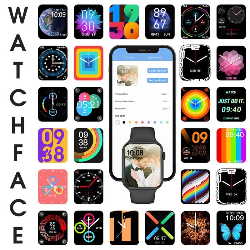 New W27 Pro Series 7 NFC Smart Watch AI Voice Bluetooth Call Wireless charging PRO Smart Watch - Starttech Online Market