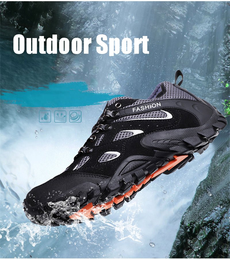 Outdoor Hiking Boots Men Summer Breathable Trekking Shoes Male Anti-Skid Walking Sneakers For Climbing Mountaineering Camping - Starttech Online Market