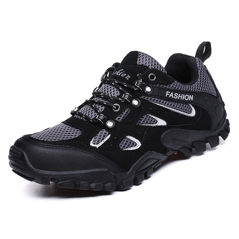 Outdoor Hiking Boots Men Summer Breathable Trekking Shoes Male Anti-Skid Walking Sneakers For Climbing Mountaineering Camping - Starttech Online Market