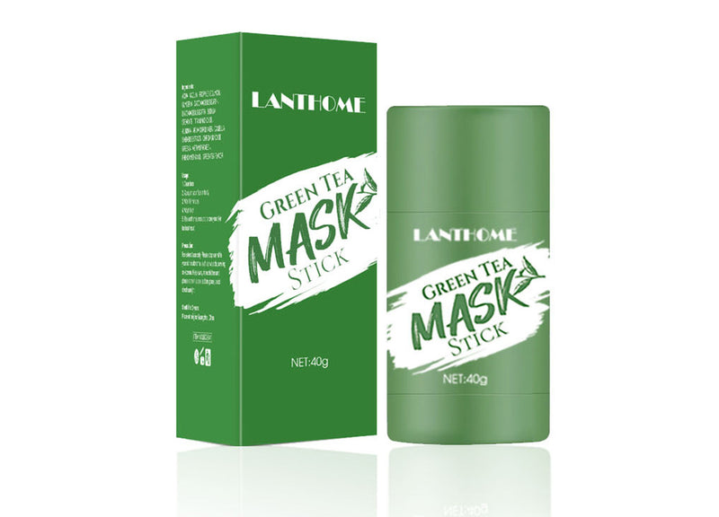 Green Mask Stick Green Tea Oil Control Moisturizing Masks Mud Clean Acne Treatment Blackhead Pores Purifying Skin Care