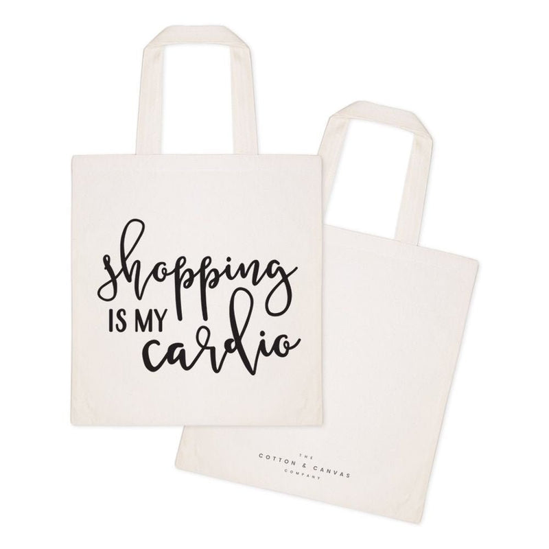 Shopping Is My Cardio Cotton Canvas Tote Bag - Starttech Online Market