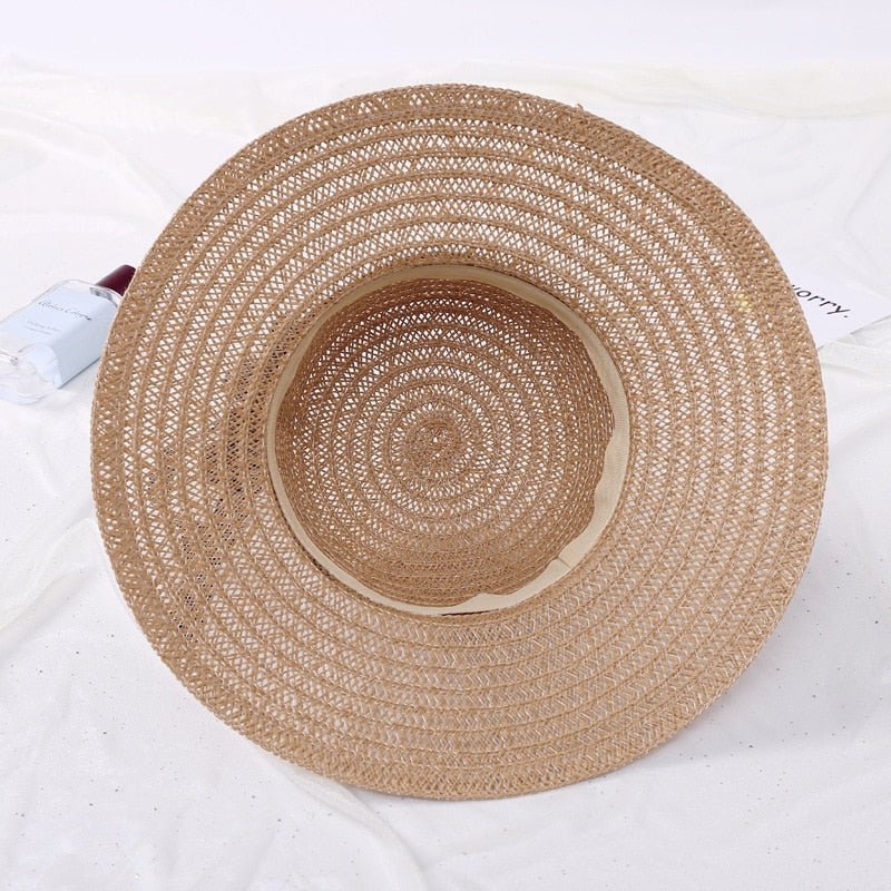 Summer Wide Big Brim floppy Straw Hats Sun Hats For Women UV Protection Panama Beach Hats Ladies bow hat chapeau femme ete - Starttech Online Market