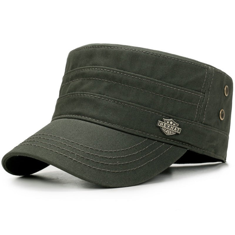 Sun hat flat top military hat - Starttech Online Market