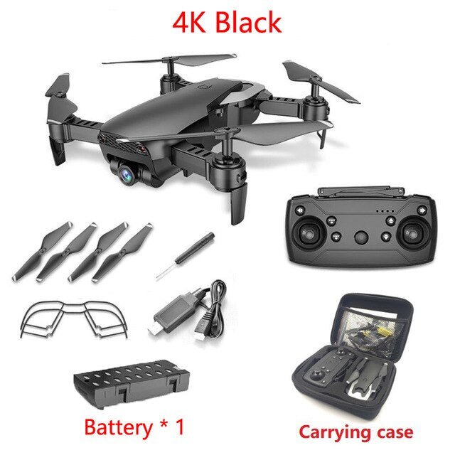 Teeggi M69G FPV Selfie Dron Foldable RC Drone with 1080P HD Camera WiFi Optical Flow Positioning Quadcopter VS VISUO XS809HW X12 - Starttech Online Market