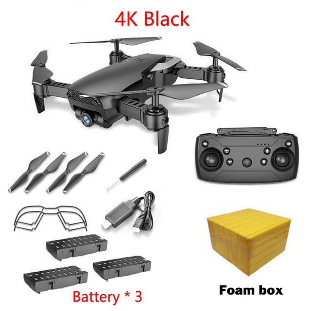 Teeggi M69G FPV Selfie Dron Foldable RC Drone with 1080P HD Camera WiFi Optical Flow Positioning Quadcopter VS VISUO XS809HW X12 - Starttech Online Market