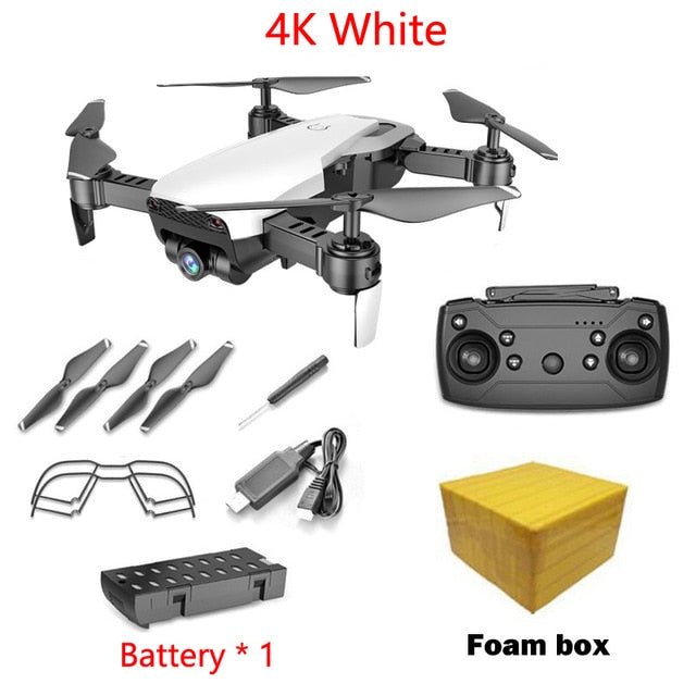 Teeggi M69G FPV Selfie Dron Foldable RC Drone with 1080P HD Camera WiFi Optical Flow Positioning Quadcopter VS VISUO XS809HW X12 - Starttech Online Market