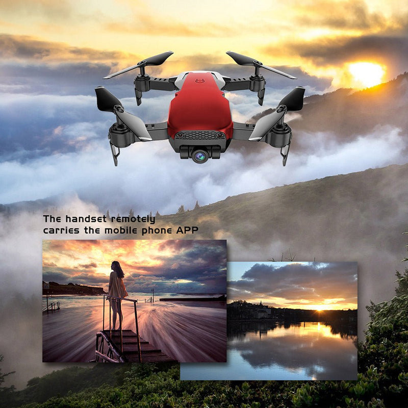 Teeggi M69G FPV Selfie Dron Foldable RC Drone with 1080P HD Camera WiFi Optical Flow Positioning Quadcopter VS VISUO XS809HW X12 - Starttech Online Market