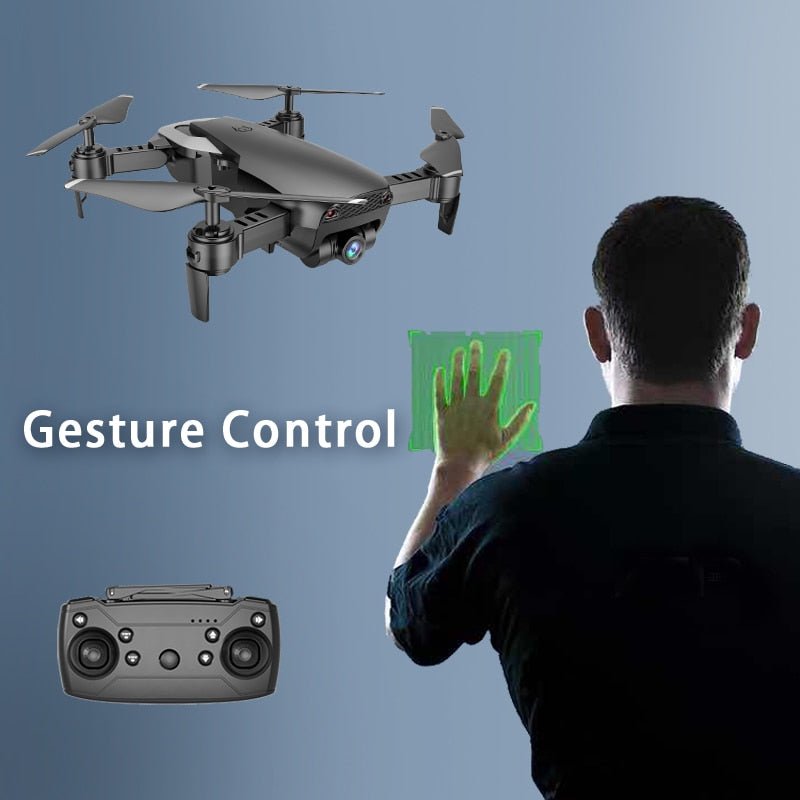 Teeggi M69G FPV Selfie Dron Foldable RC Drone with 1080P HD Camera WiFi Optical Flow Positioning Quadcopter VS VISUO XS809HW X12 - Starttech Online Market