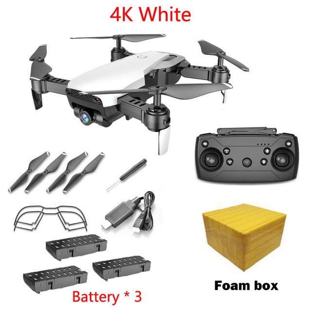 Teeggi M69G FPV Selfie Dron Foldable RC Drone with 1080P HD Camera WiFi Optical Flow Positioning Quadcopter VS VISUO XS809HW X12 - Starttech Online Market