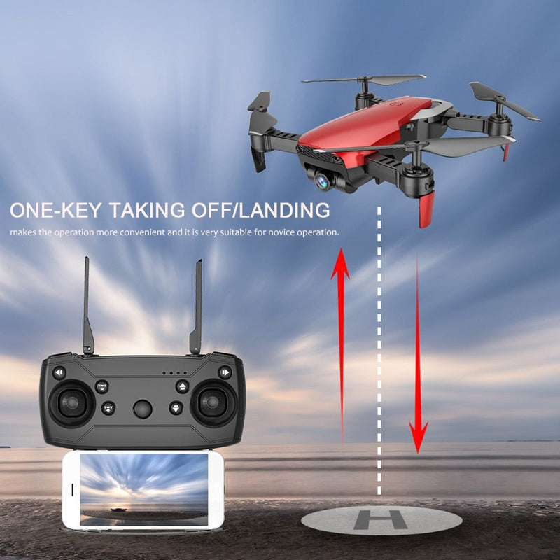 Teeggi M69G FPV Selfie Dron Foldable RC Drone with 1080P HD Camera WiFi Optical Flow Positioning Quadcopter VS VISUO XS809HW X12 - Starttech Online Market