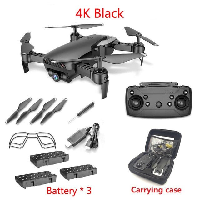 Teeggi M69G FPV Selfie Dron Foldable RC Drone with 1080P HD Camera WiFi Optical Flow Positioning Quadcopter VS VISUO XS809HW X12 - Starttech Online Market