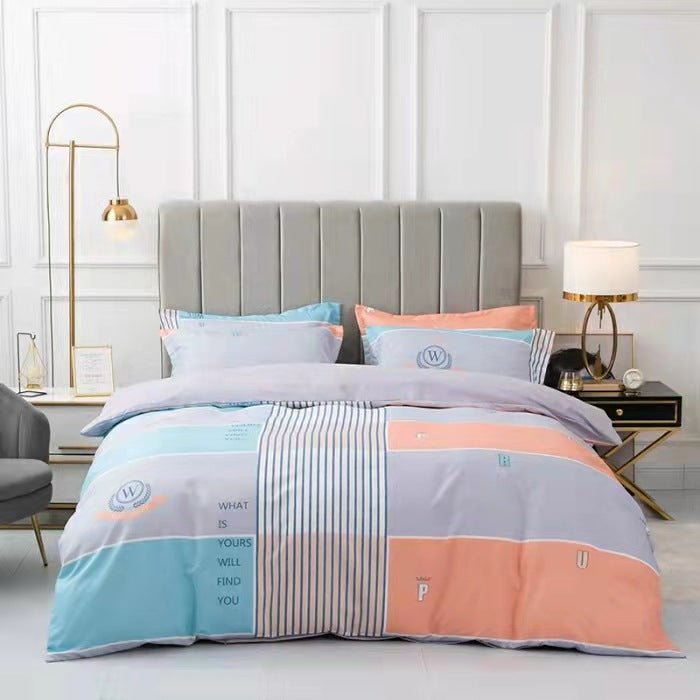 Thickened Brushed Four-piece Winter Bed Sheet And Duvet Cover Three-piece Bedding Set - Starttech Online Market