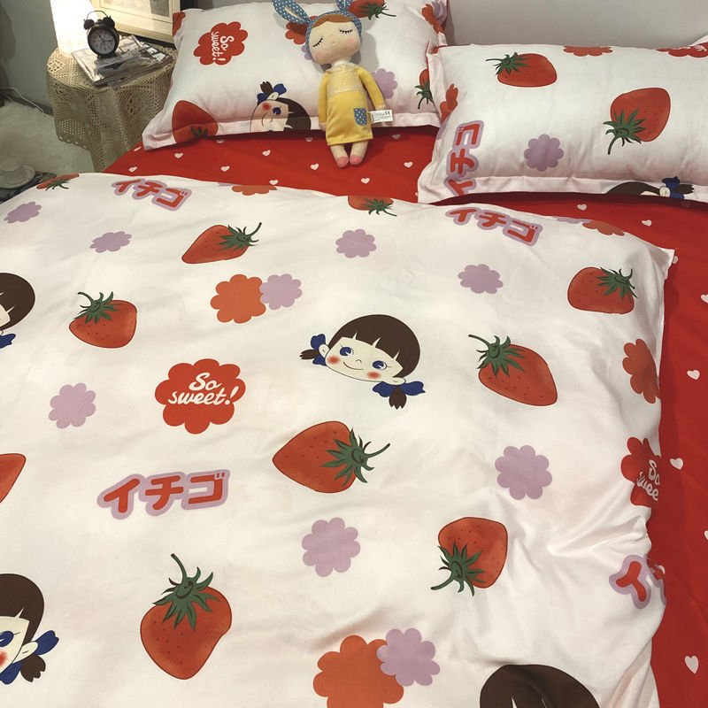 Three-Piece Set Of Single Bed Sheets In Student Dormitory - Starttech Online Market