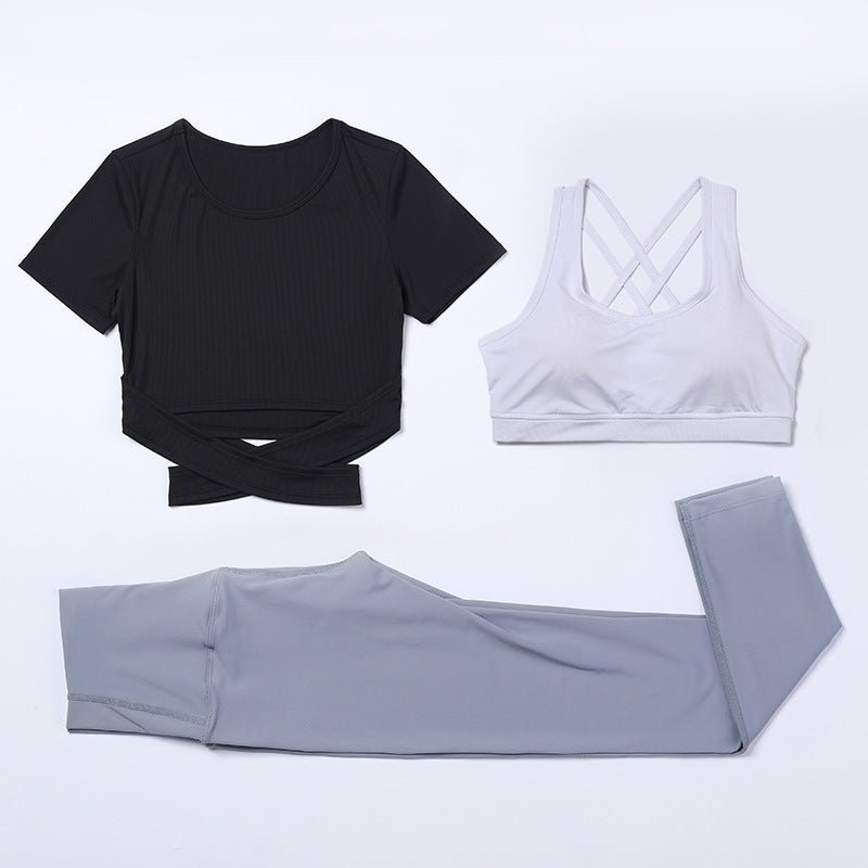 Three-piece speed suit for gym yoga wear - Starttech Online Market