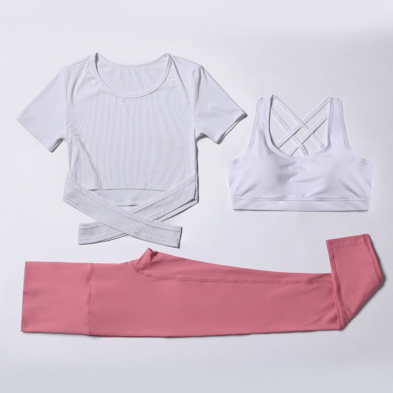 Three-piece speed suit for gym yoga wear - Starttech Online Market