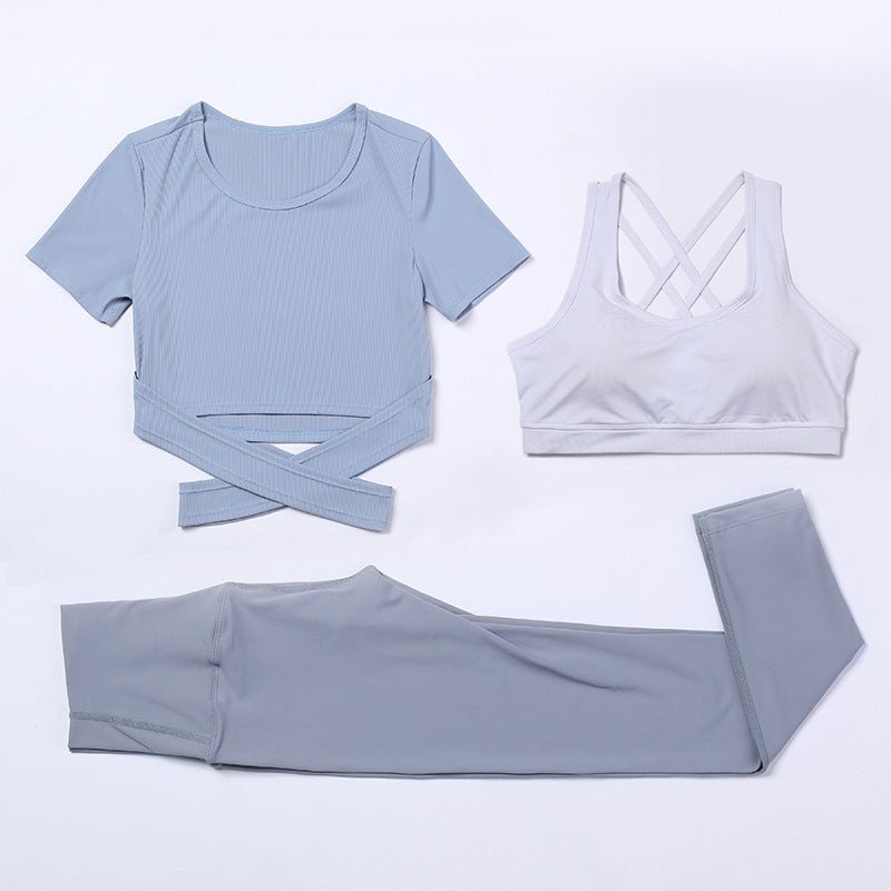 Three-piece speed suit for gym yoga wear - Starttech Online Market