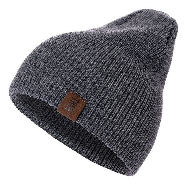 True Casual Beanies for Men Women Warm Knitted Winter Hat Fashion Solid Hip-hop Beanie Hat Unisex Cap - Starttech Online Market